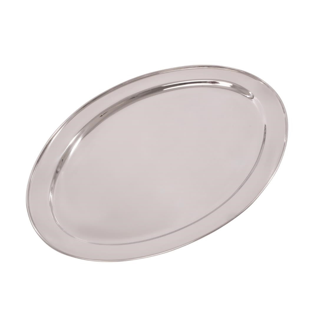 Olympia Stainless Steel Oval Serving Tray 660mm K370