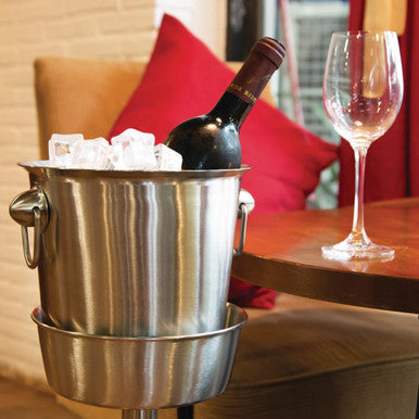 Olympia Brushed Stainless Steel Wine And Champagne Bucket Stand K407