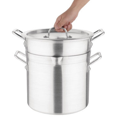 Vogue Aluminium Double Boiler Pan 10Ltr K645