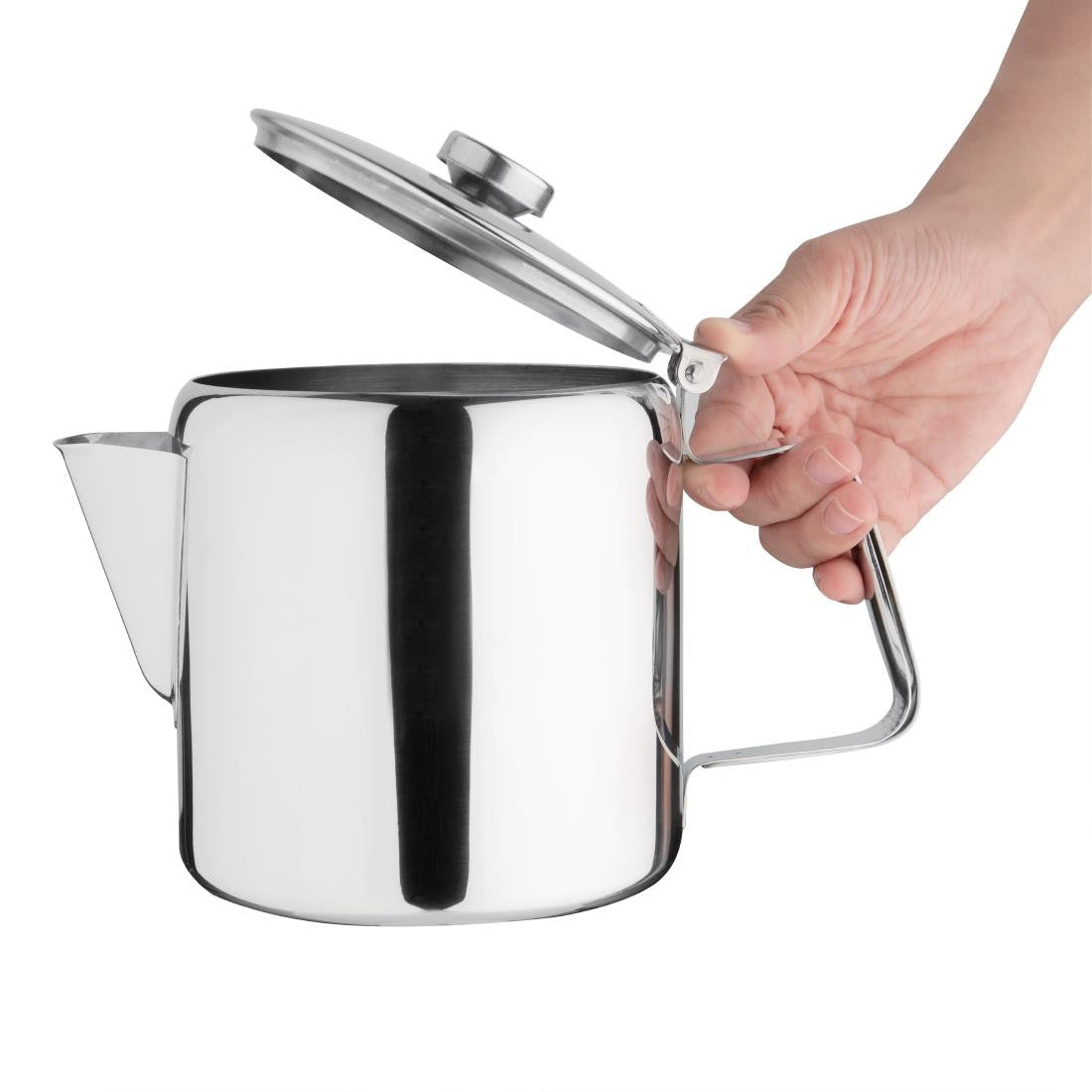 Olympia Concorde Stainless Steel Teapot 1.365Ltr K680