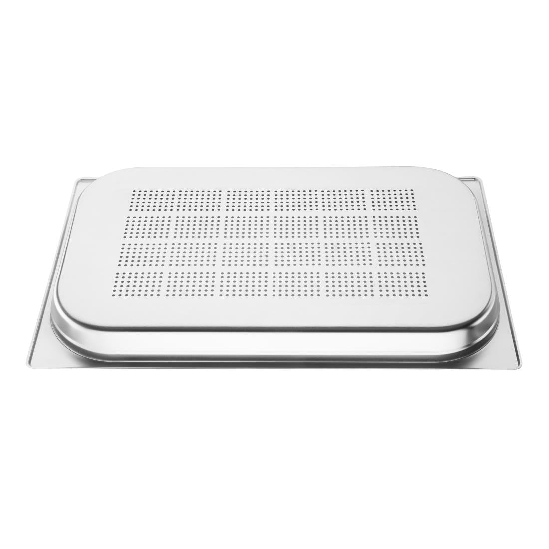 Vogue Stainless Steel Perforated 1/1 Gastronorm Tray 40mm K839