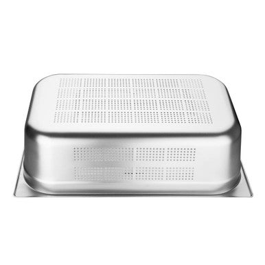 Vogue Stainless Steel Perforated 1/1 Gastronorm Tray 150mm K842
