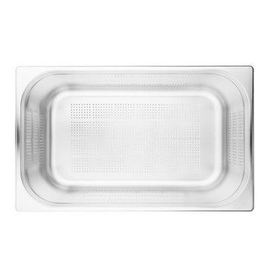 Vogue Stainless Steel Perforated 1/1 Gastronorm Tray 200mm K843