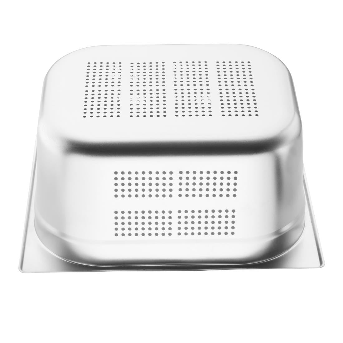 Vogue Stainless Steel Perforated 1/2 Gastronorm Tray 150mm K846