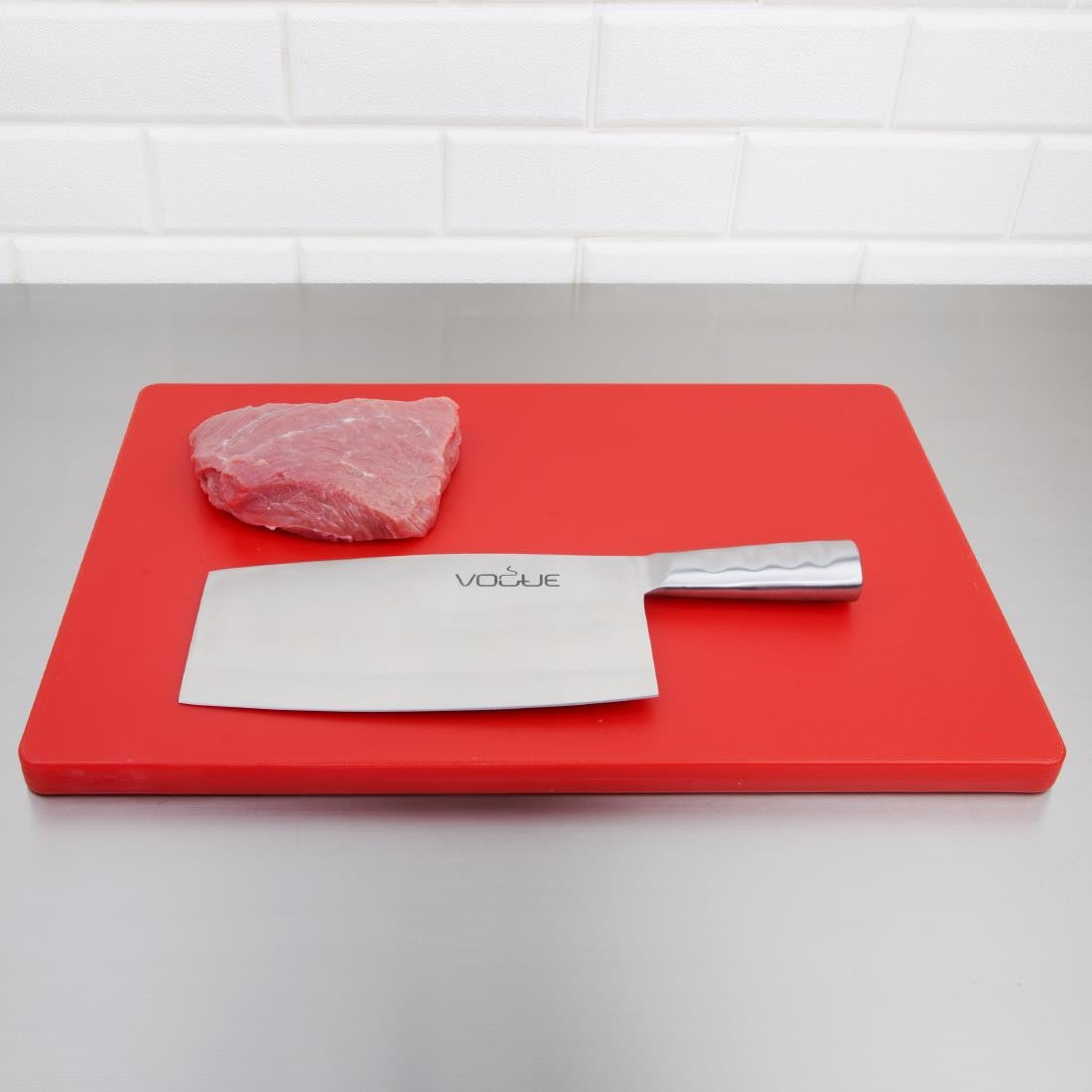 Vogue Stainless Steel Chinese Cleaver 20.5cm L259