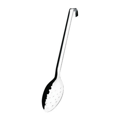 Vogue Perforated Spoon with Hook 14" L671