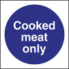 Vogue Cooked Meat Only Sign L959