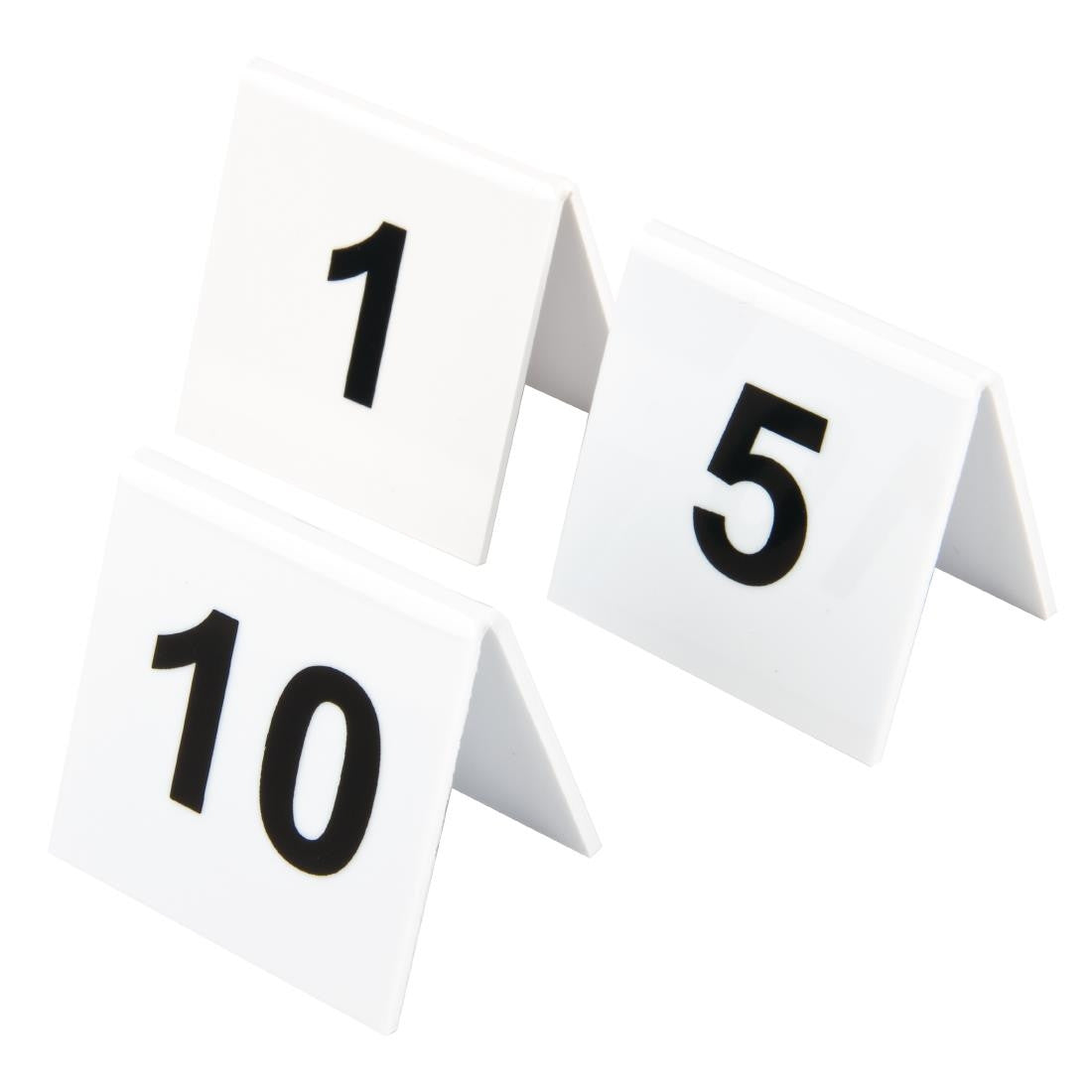 Plastic Table Numbers 1-10 L981