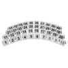 Beaumont Perspex Table Numbers 31-40 L984