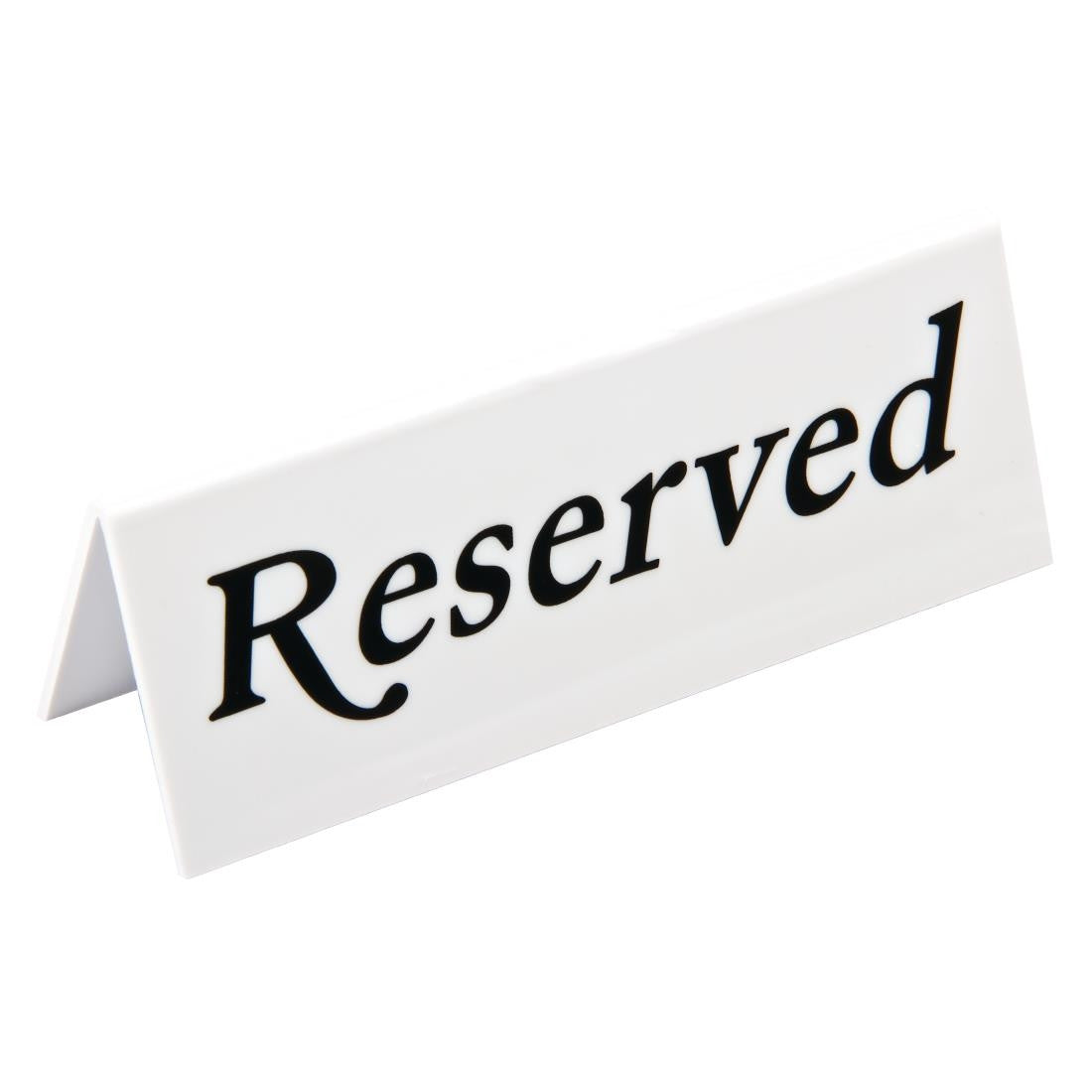 Plastic Reserve Signs (Pack of 10) L988