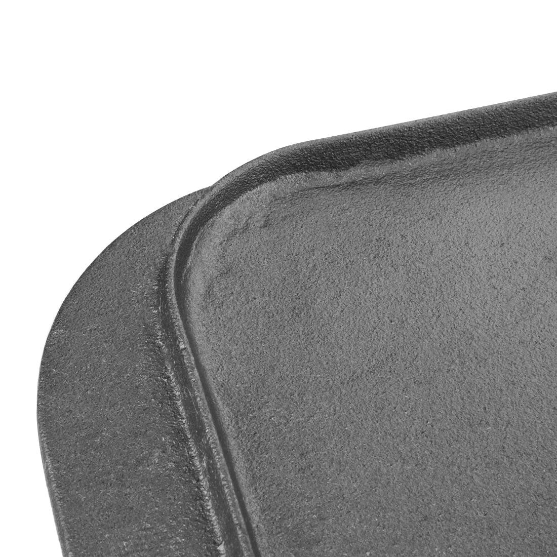 Vogue Reversible Cast Iron Double Griddle Pan M650