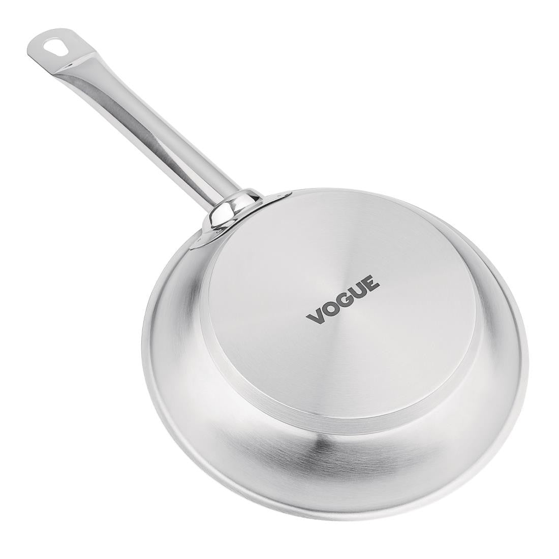 Vogue Stainless Steel Induction Frying Pan 200mm M924