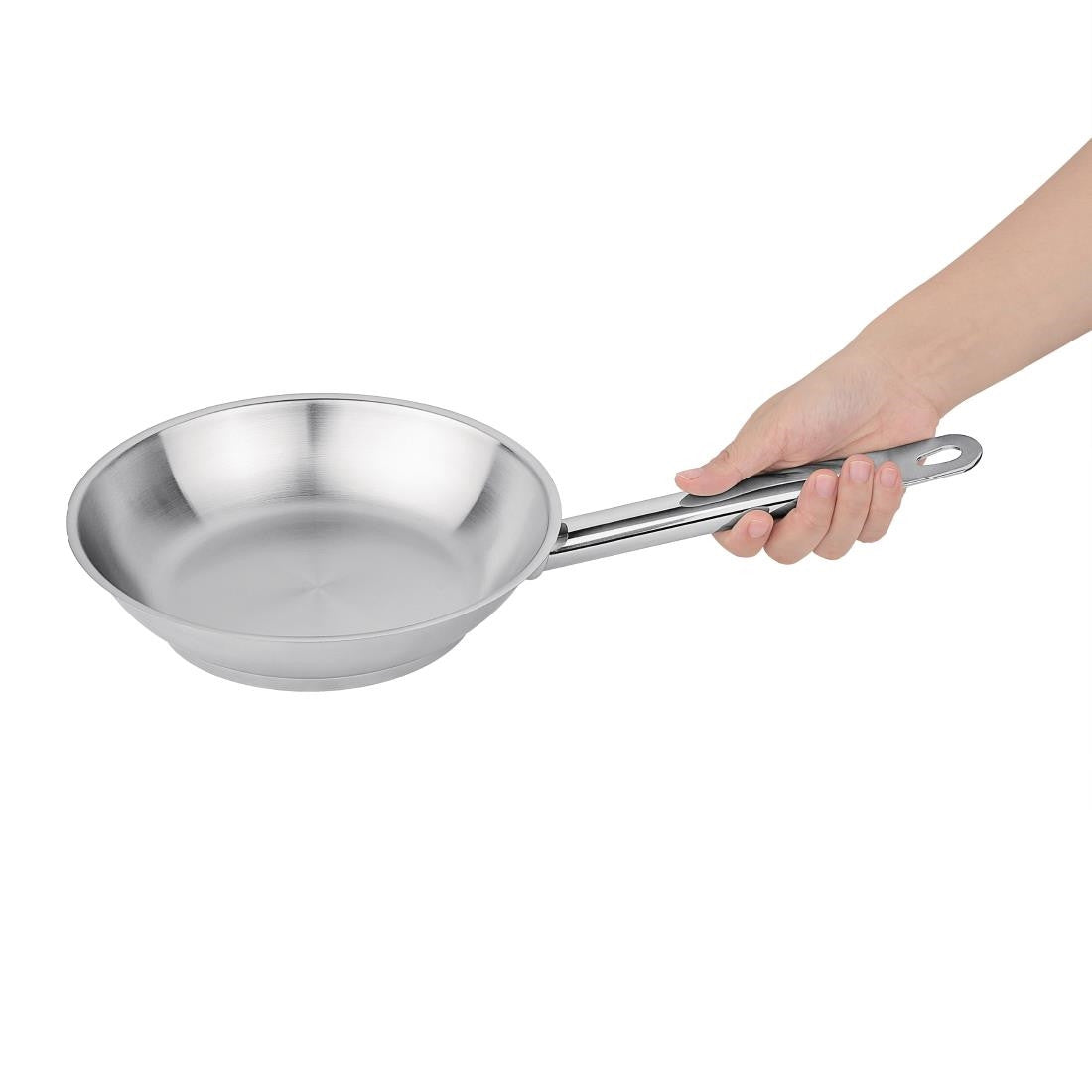 Vogue Stainless Steel Induction Frying Pan 200mm M924