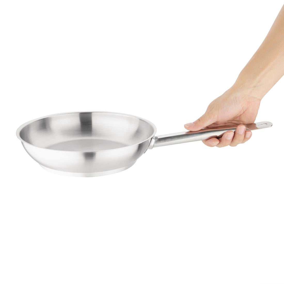 Vogue Stainless Steel Induction Frying Pan 240mm M925