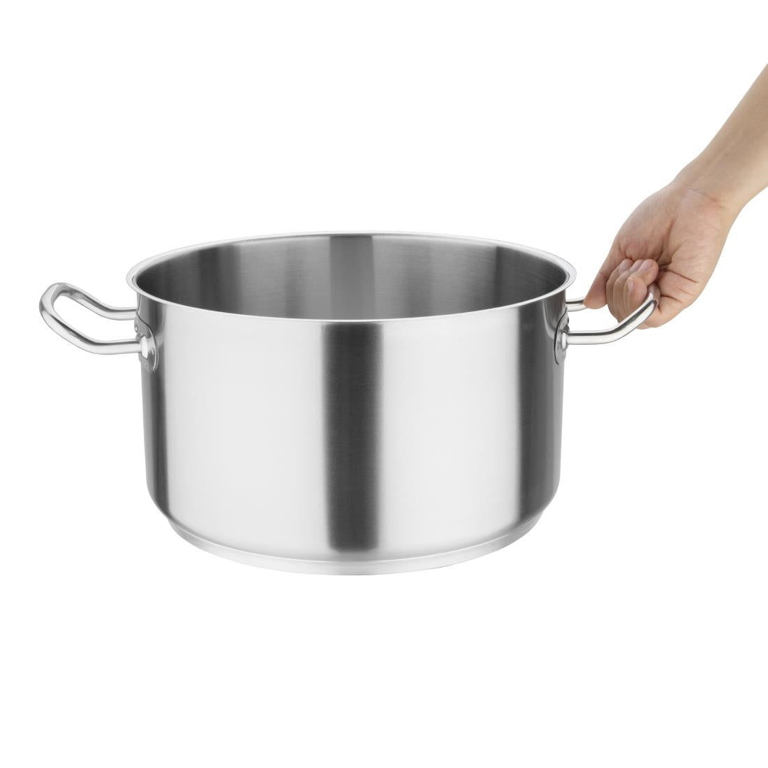 Vogue Stainless Steel Stew Pan 9.5Ltr M941