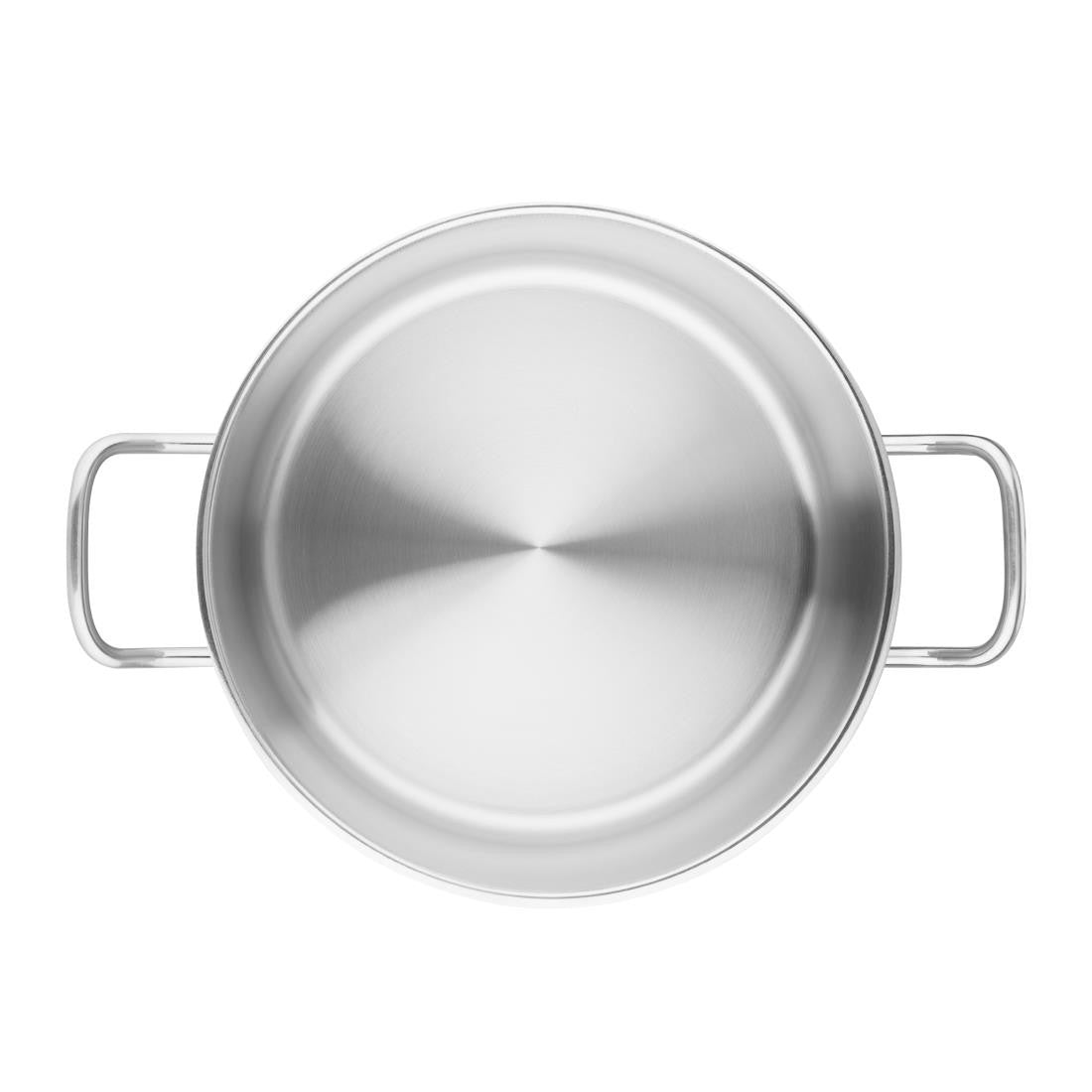 Vogue Stainless Steel Stew Pan 9.5Ltr M941