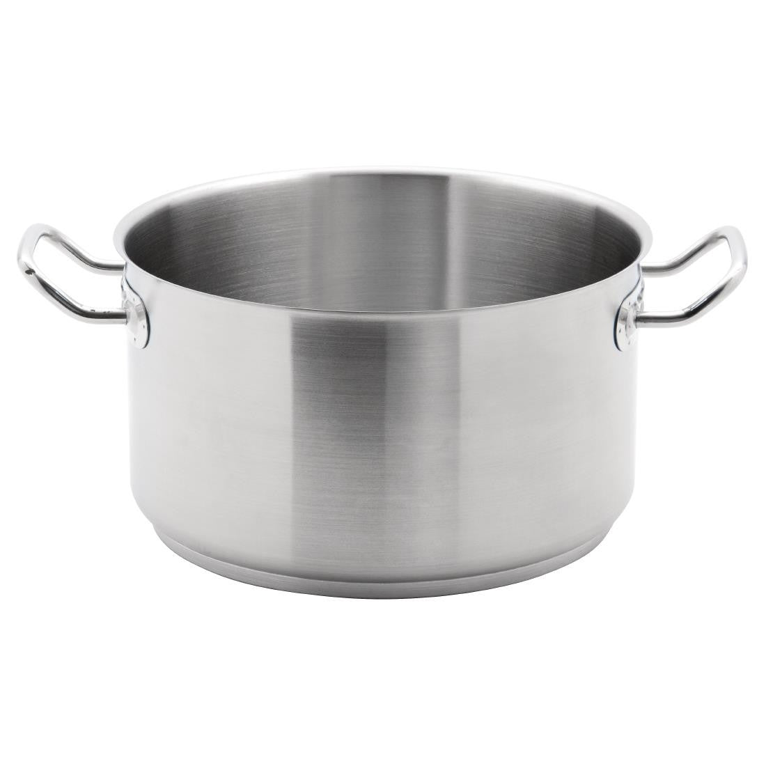 Vogue Stainless Steel Stew Pan 9.5Ltr M941