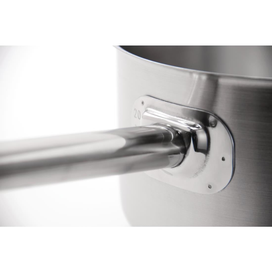 Vogue Stainless Steel Saucepan 5Ltr with Lid SA605