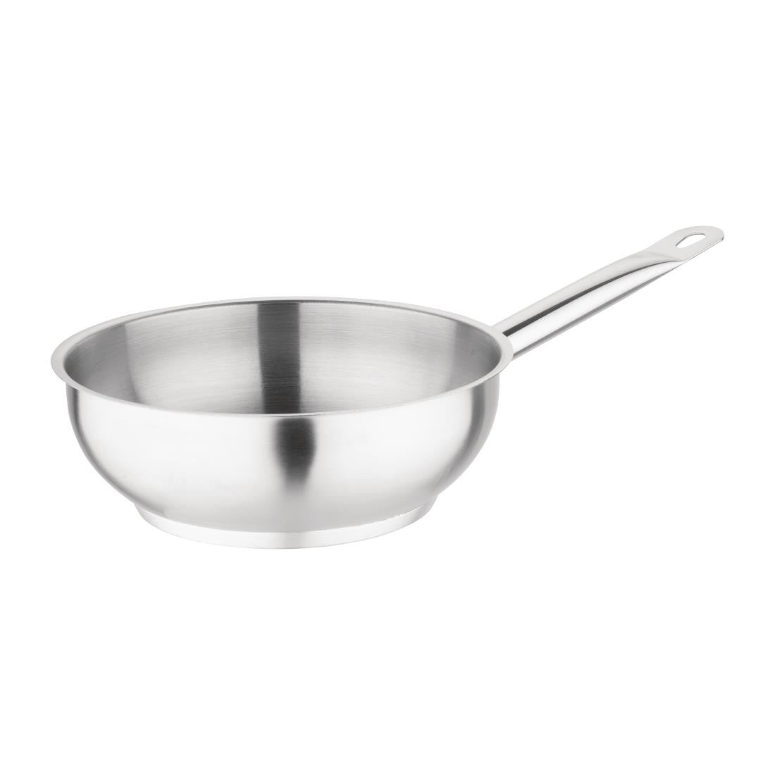 Vogue Stainless Steel Sauté Pan 200mm M947