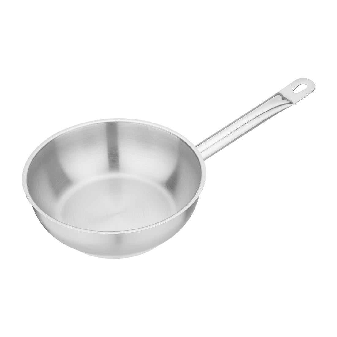 Vogue Stainless Steel Sauté Pan 200mm M947