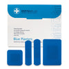 Blue Food Area Plasters Assorted Sizes 100 Pack