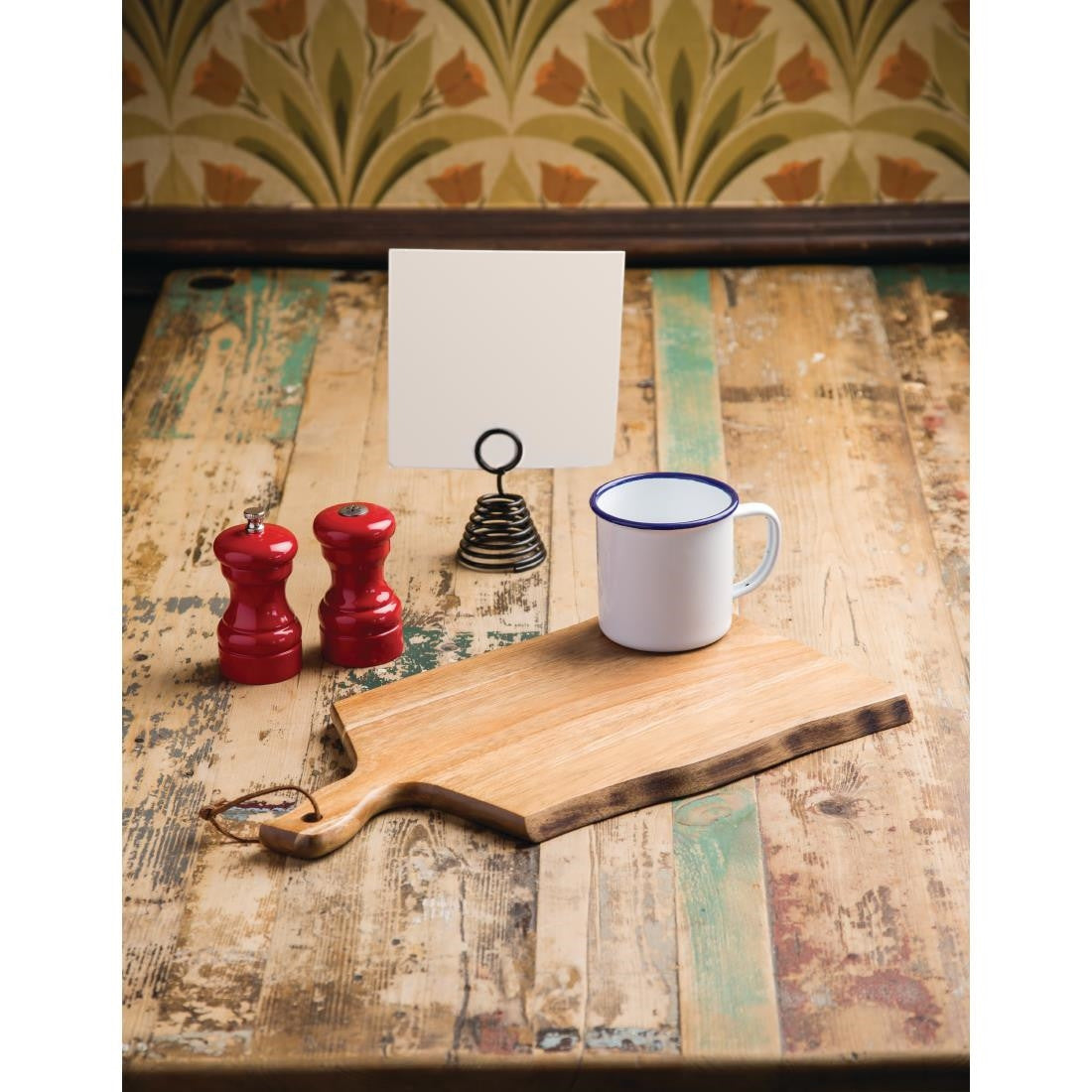 Olympia Acacia Wood Wavy Handled Wooden Board Small 305mm GM263