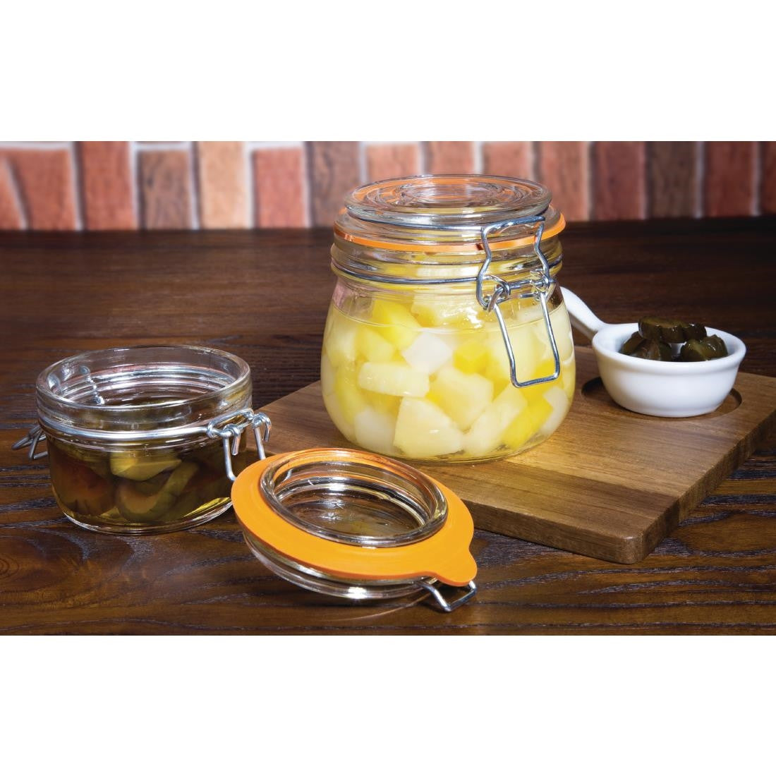 Vogue Clip Top Preserve Jar 500ml P490