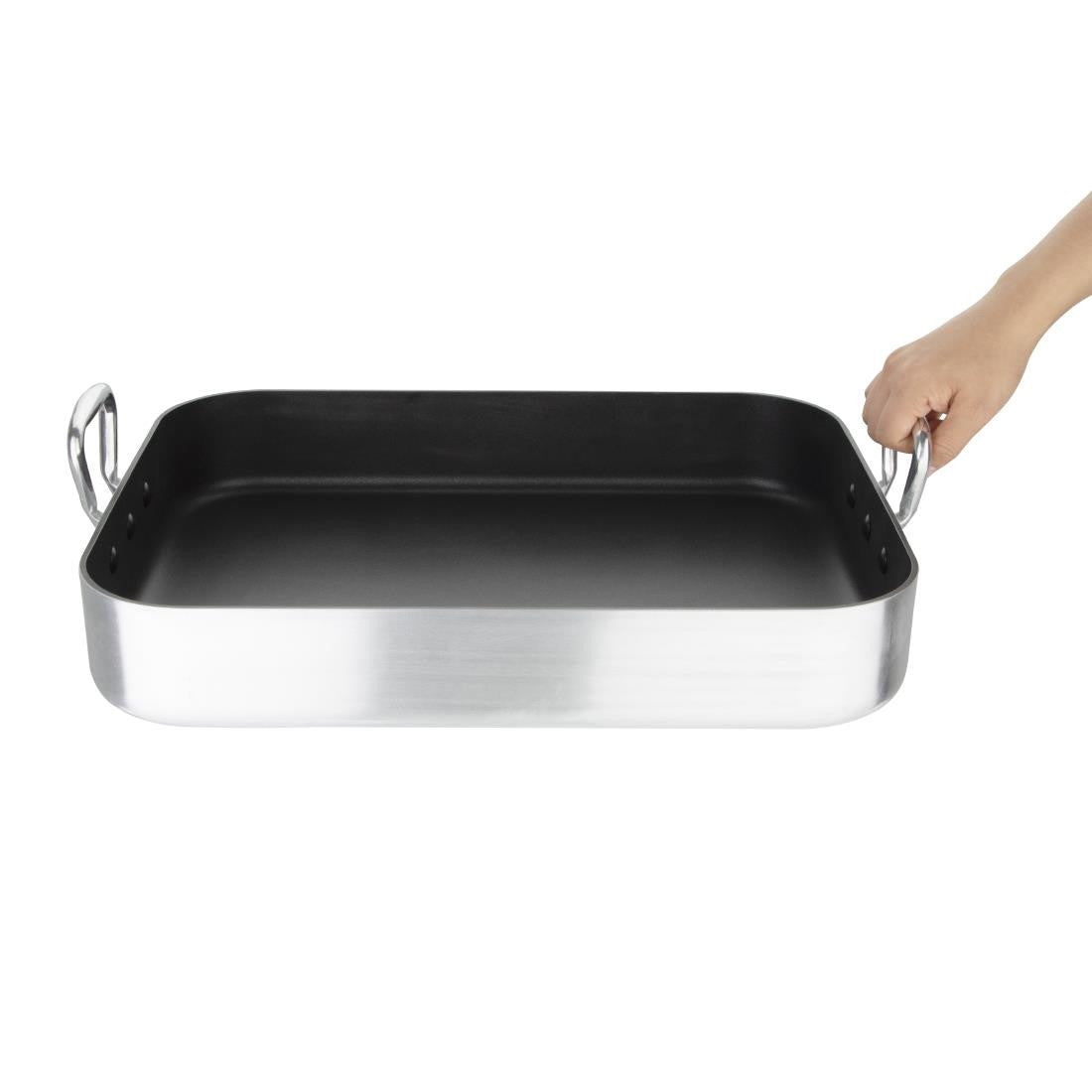 Vogue Aluminium Non Stick Roasting Pan S364