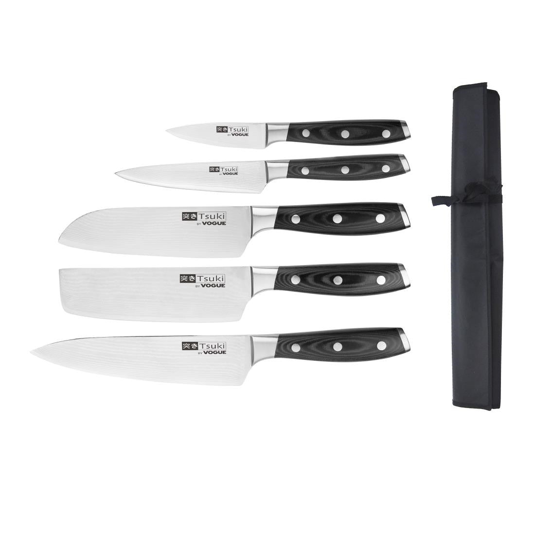 Vogue Tsuki 5 Piece Series 7 Knife Set and Wallet S617