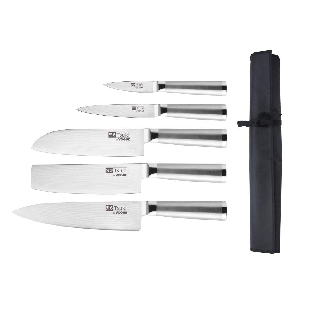 Vogue Tsuki 5 Piece Series 8 Knife Set and Wallet SA459