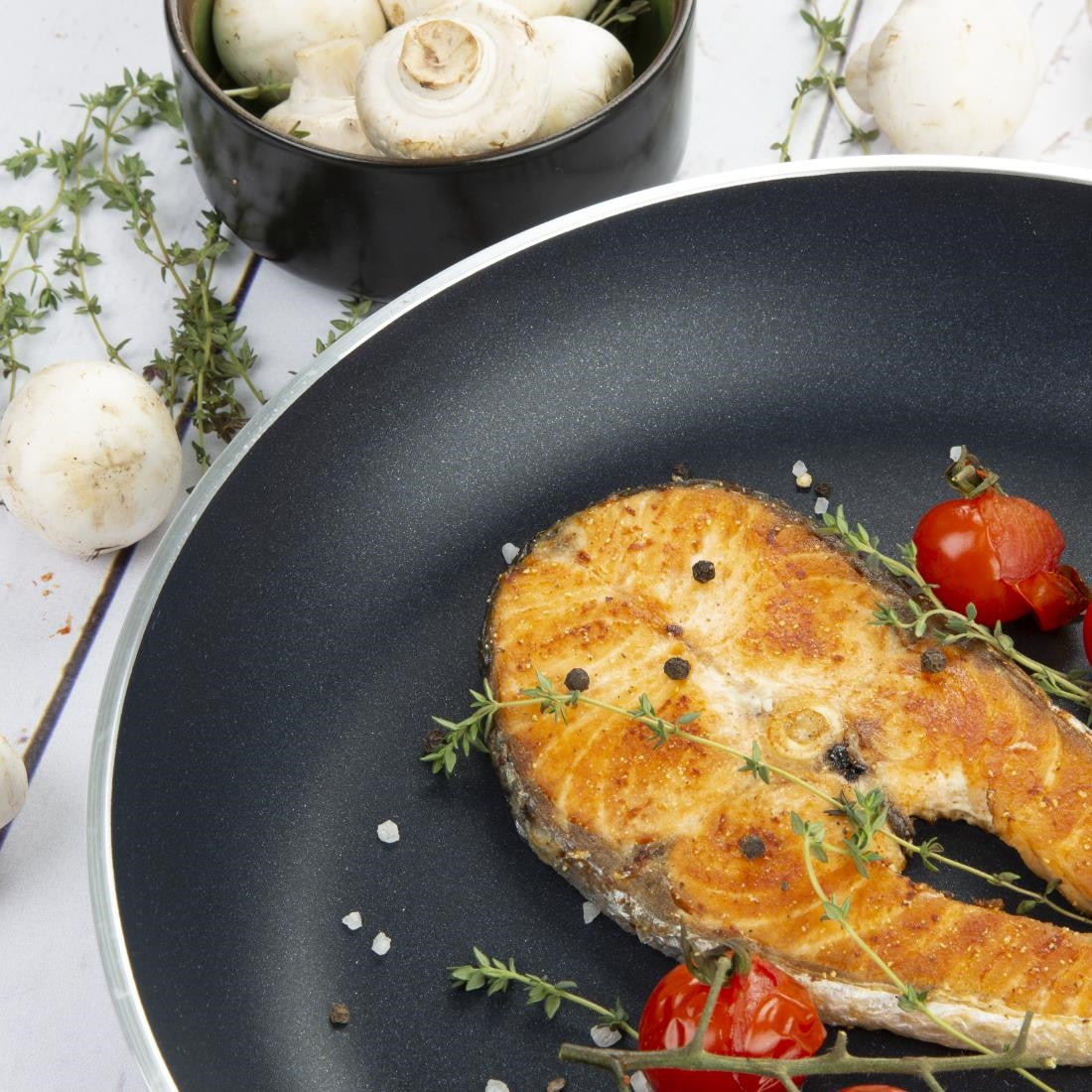 Vogue Cook Like A Pro 3-Piece Non-Stick Frying Pan and Saute Pan Set SA691