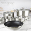 Vogue Cook Like A Pro 5-Piece Stainless Steel Induction Cookware Set SA693