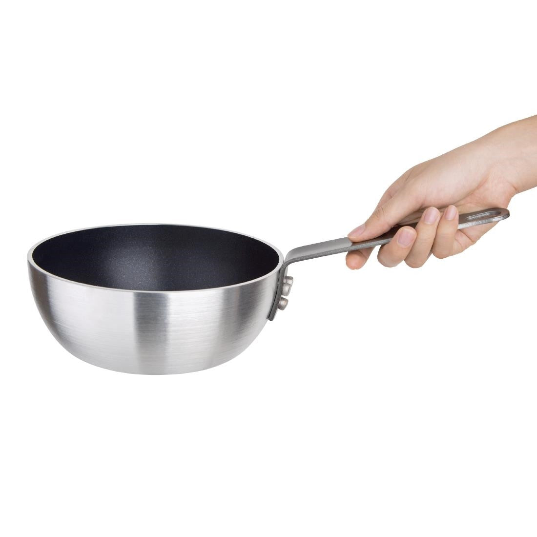 Vogue Non Stick Aluminium Flared Sauté Pan 200mm T298