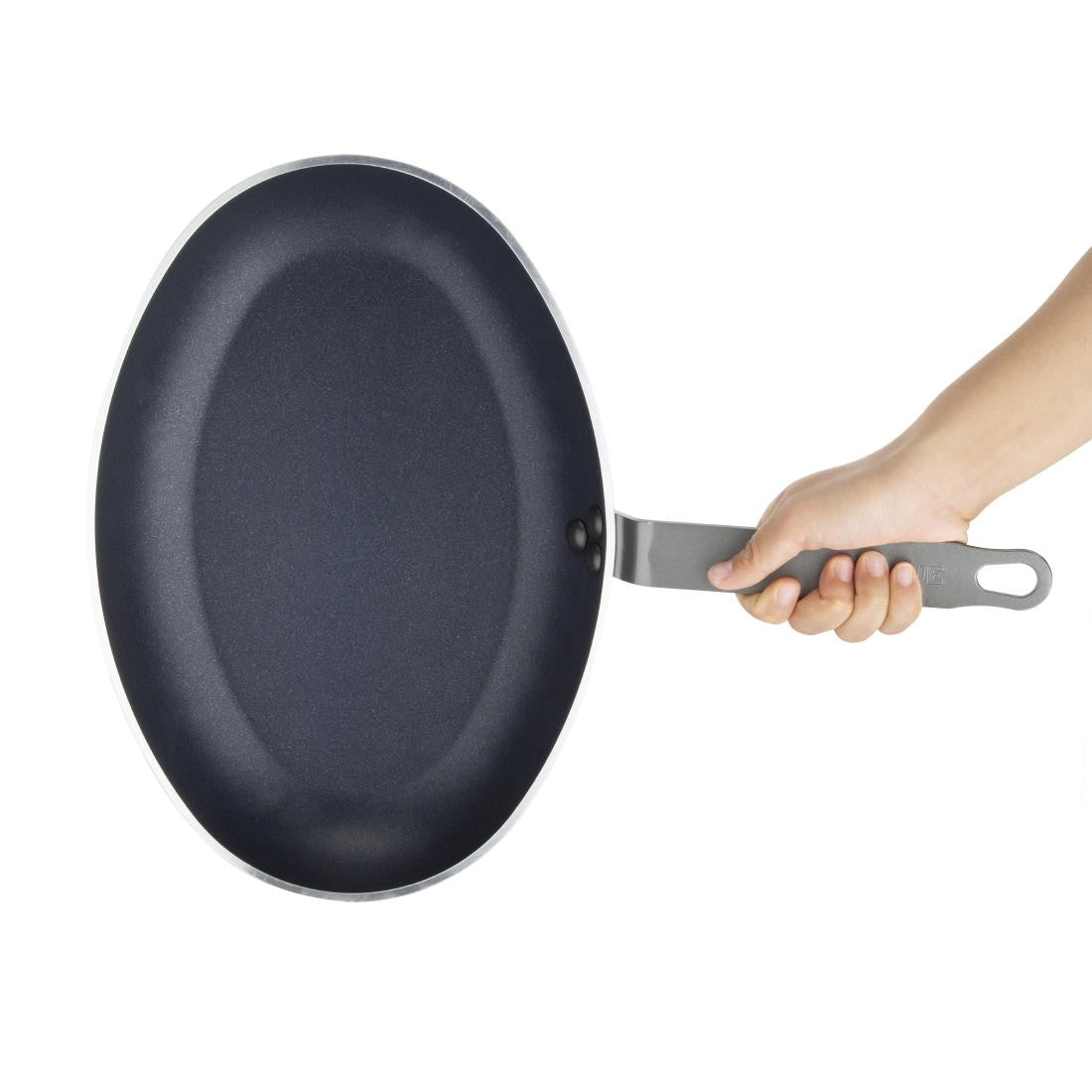 Vogue Non Stick Teflon Platinum Plus Aluminium Oval Frying Pan 360mm T357
