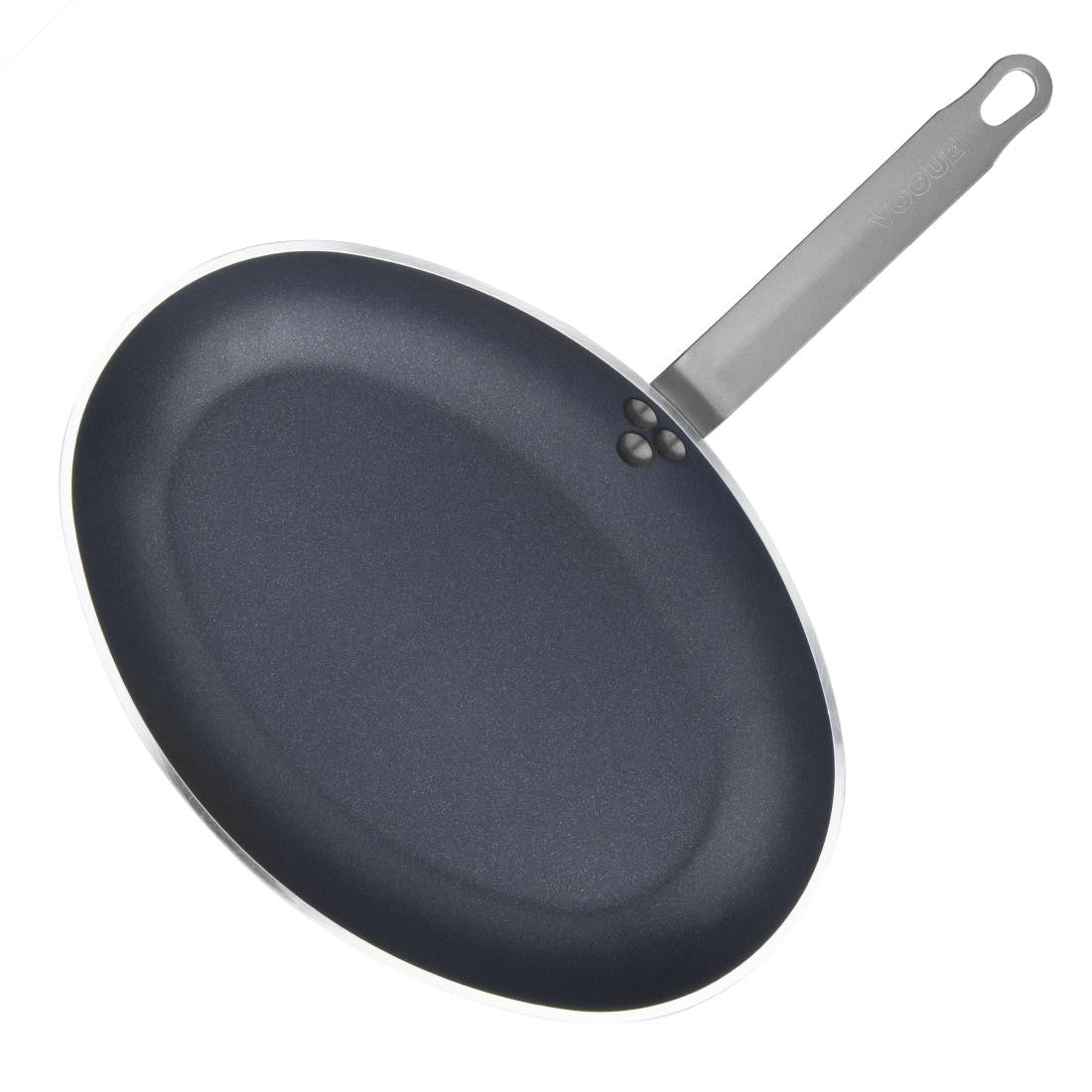 Vogue Non Stick Teflon Platinum Plus Aluminium Oval Frying Pan 360mm T357