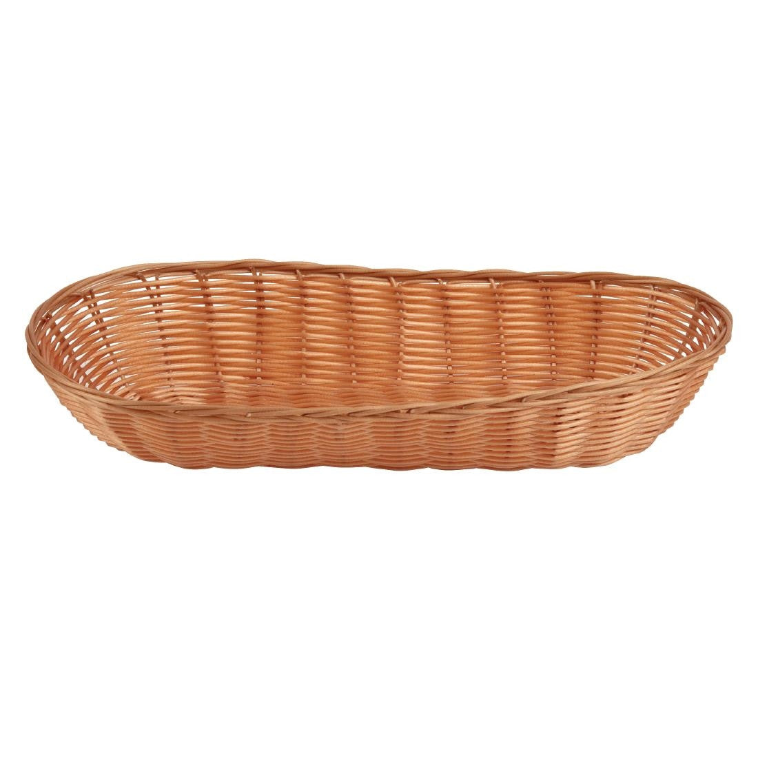 Olympia Poly Wicker Large Baguette Basket (Pack of 6) T366