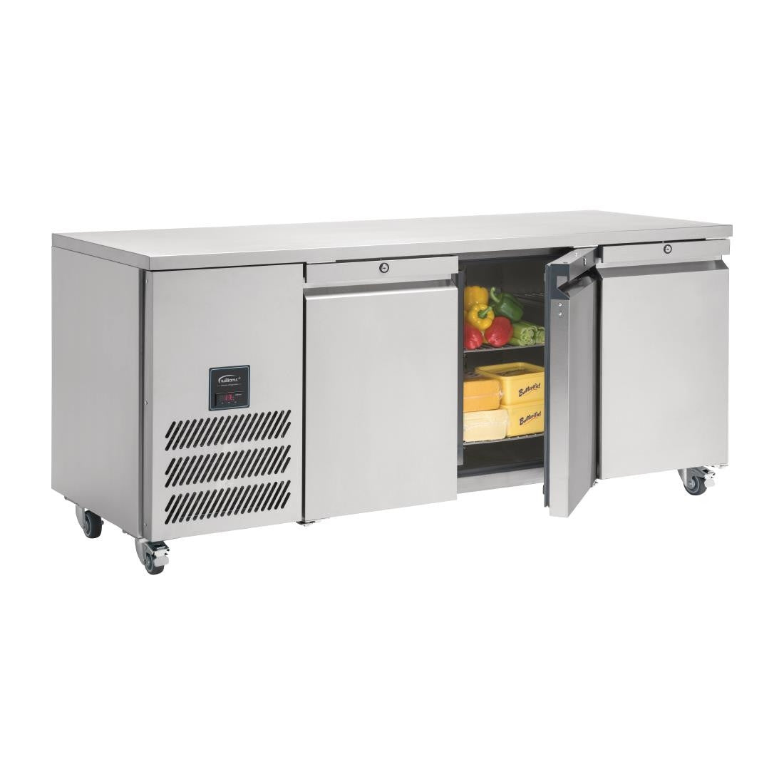 Williams Jade 3 Door 545Ltr Counter Fridge HJC3-SA T869