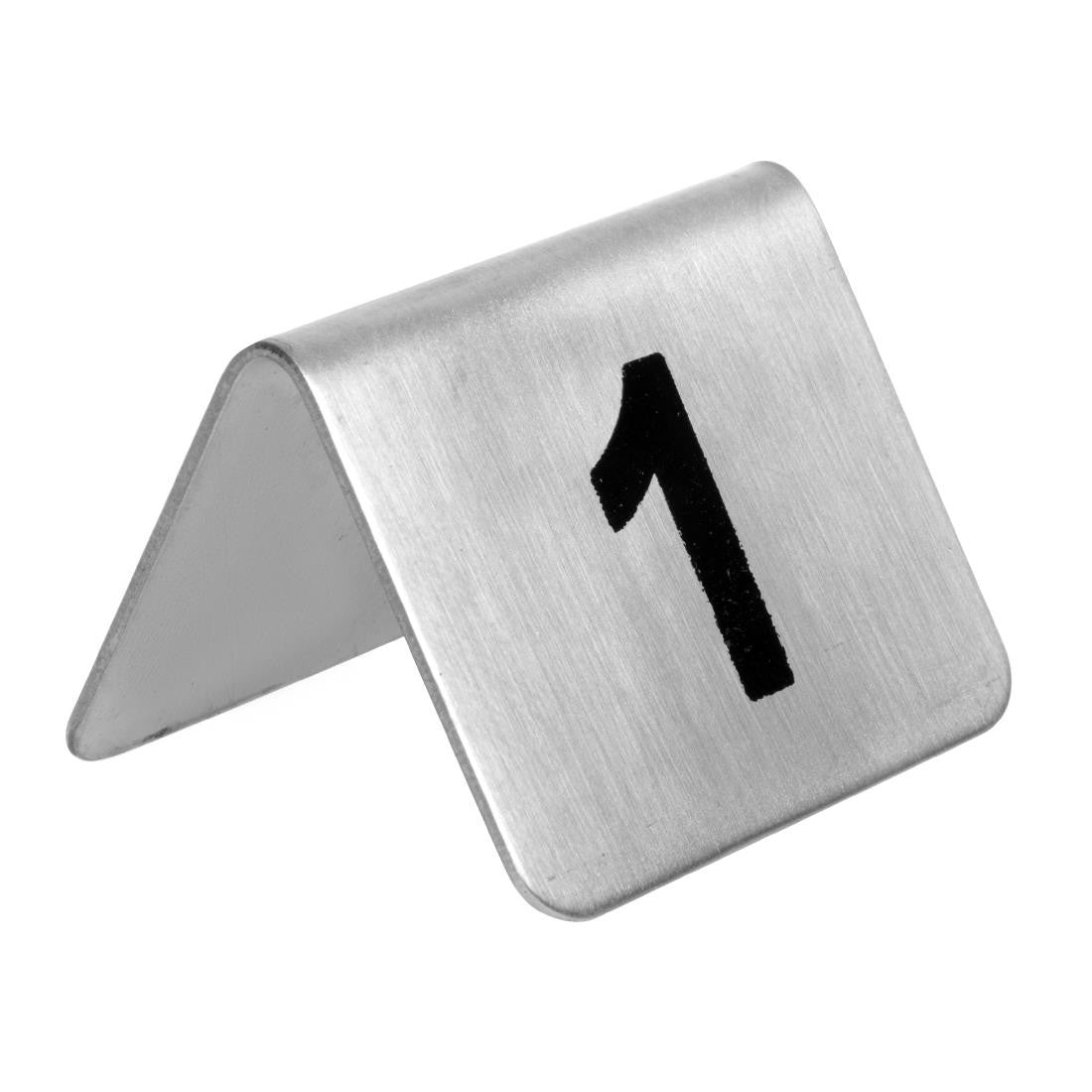 Olympia Stainless Steel Table Numbers 1-10 (Pack of 10) U046