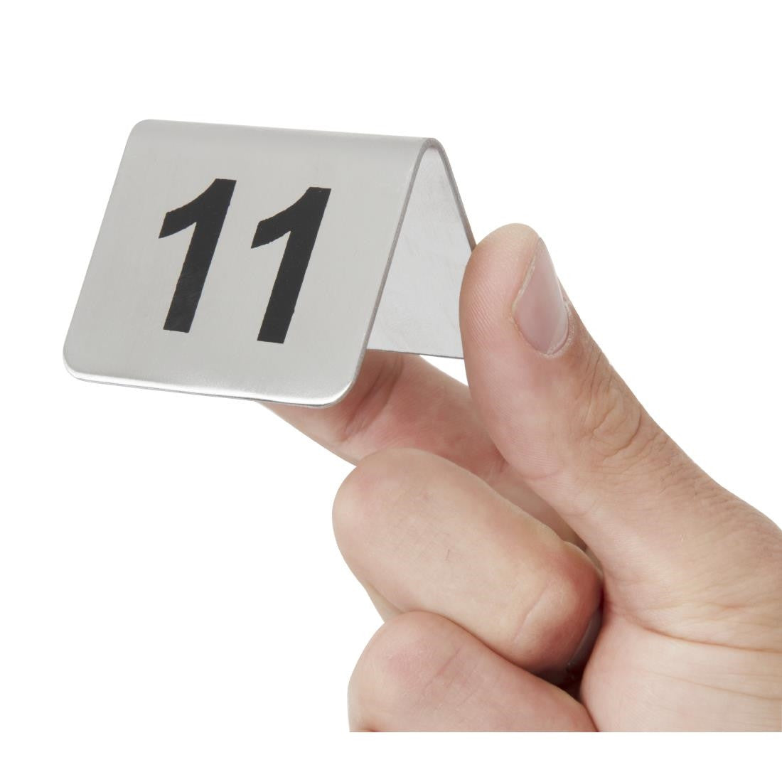 Olympia Stainless Steel Table Numbers 11-20 (Pack of 10) U047
