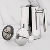 Olympia Insulated Art Deco Stainless Steel Cafetiere 6 Cup U073
