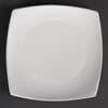 Olympia Whiteware Rounded Square Plates 185mm 12 Pack U169