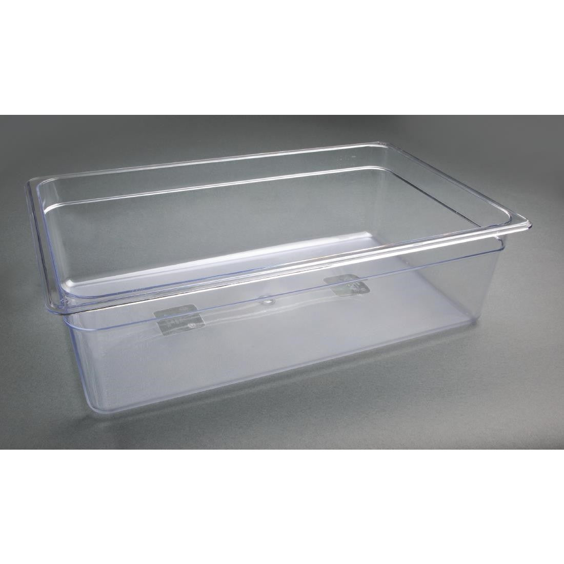 Vogue Polycarbonate 1/1 Gastronorm Container 150mm Clear U226
