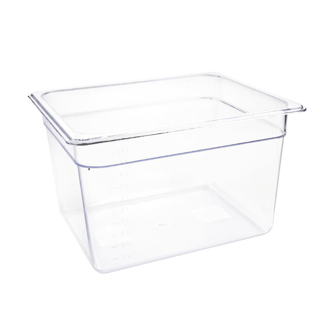Vogue Polycarbonate 1/2 Gastronorm Container 200mm Clear U231