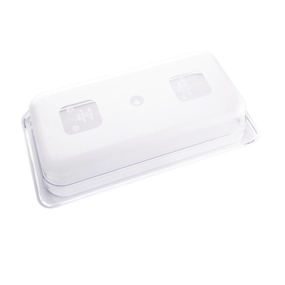 Vogue Polycarbonate 1/3 Gastronorm Container 65mm Clear U232
