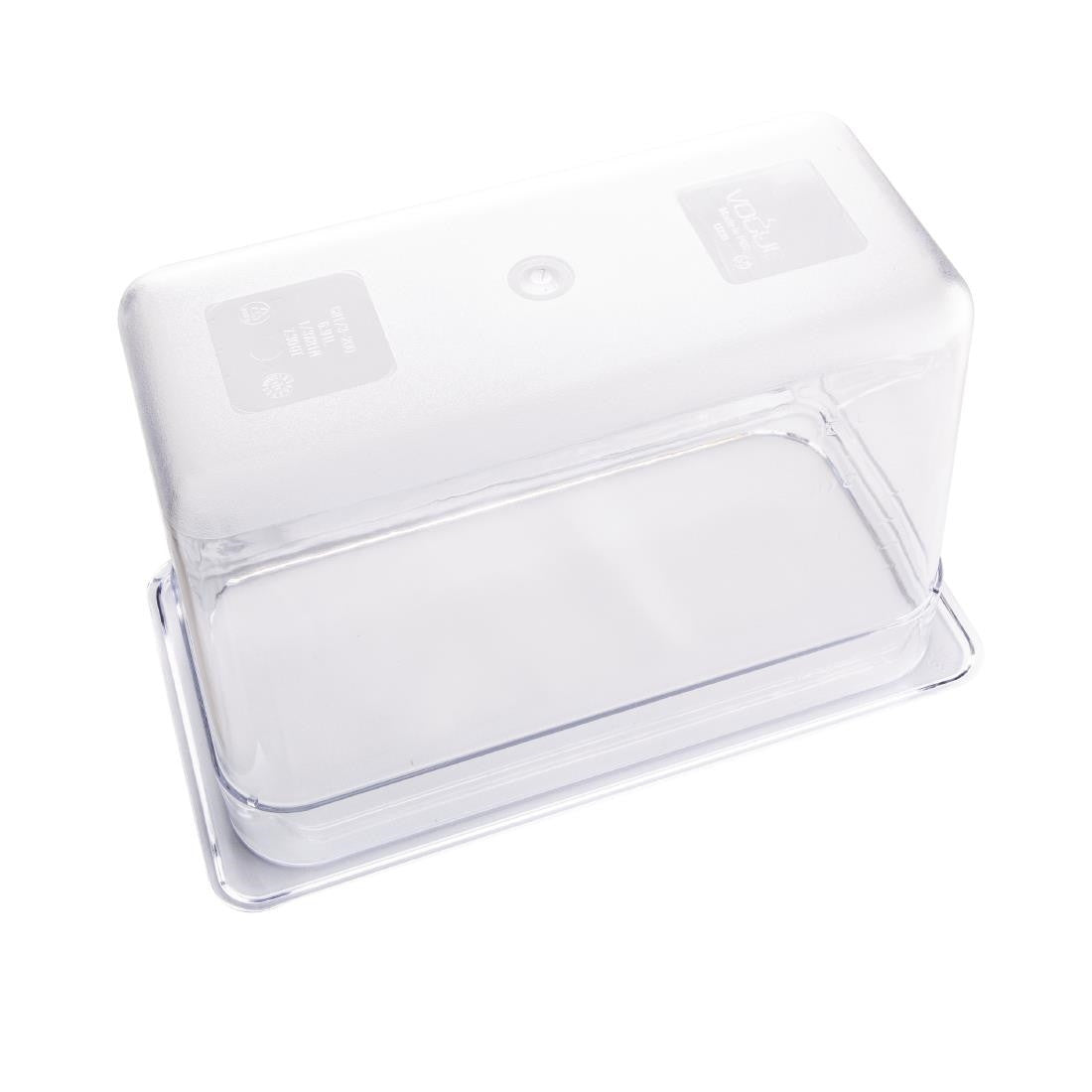 Vogue Polycarbonate 1/3 Gastronorm Container 200mm Clear U235