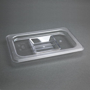 Vogue Polycarbonate 1/4 Gastronorm Lid Clear U247