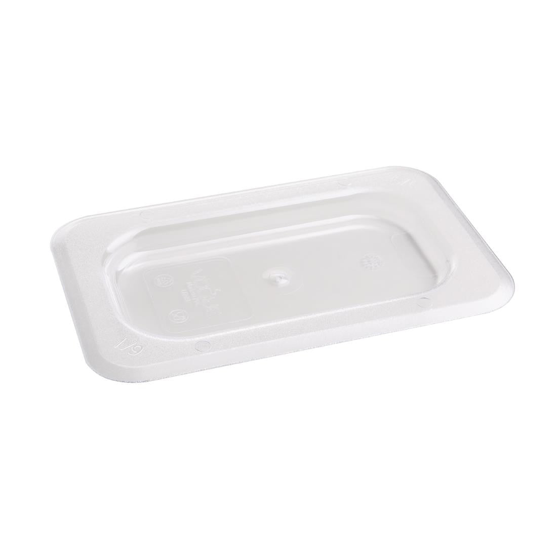 Vogue Polycarbonate 1/9 Gastronorm Lid Clear U249