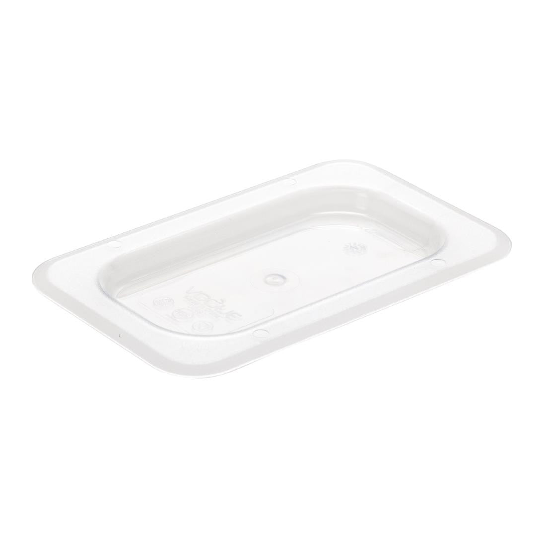 Vogue Polycarbonate 1/9 Gastronorm Lid Clear U249