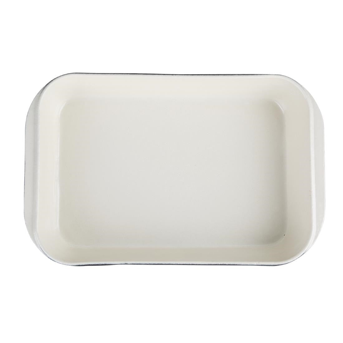 Vogue Black Cast Iron Roasting Dish Large U572