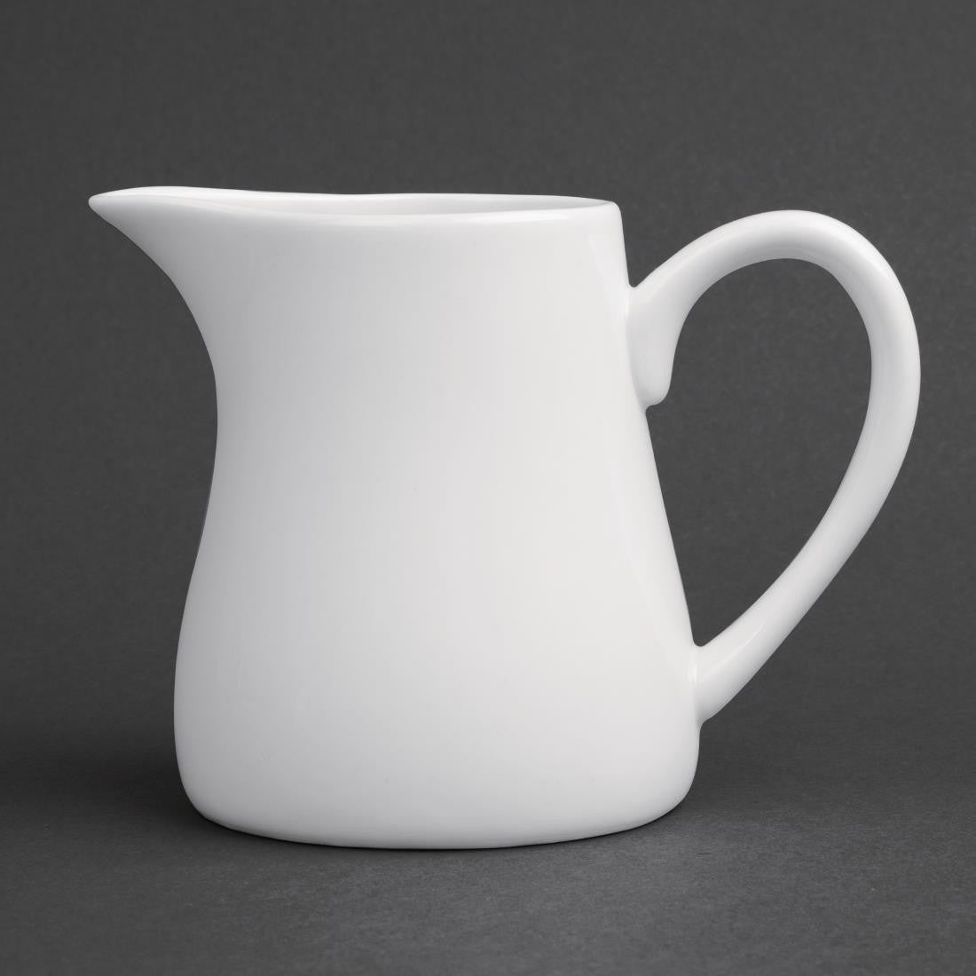 Olympia Whiteware Cream and Milk Jugs 212ml 6 Pack U820